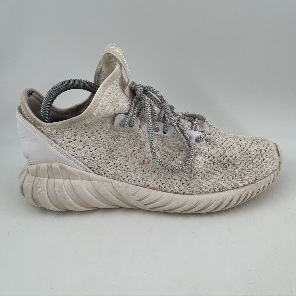 Adidas Men’s Tubular Doom Sock PK Knit Off-White CQ0940 Athletic Shoes - Size 8